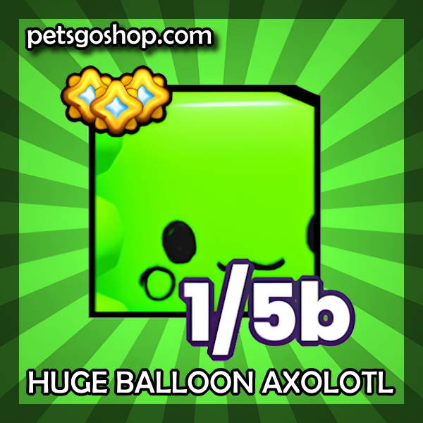 Huge Balloon Axolotl