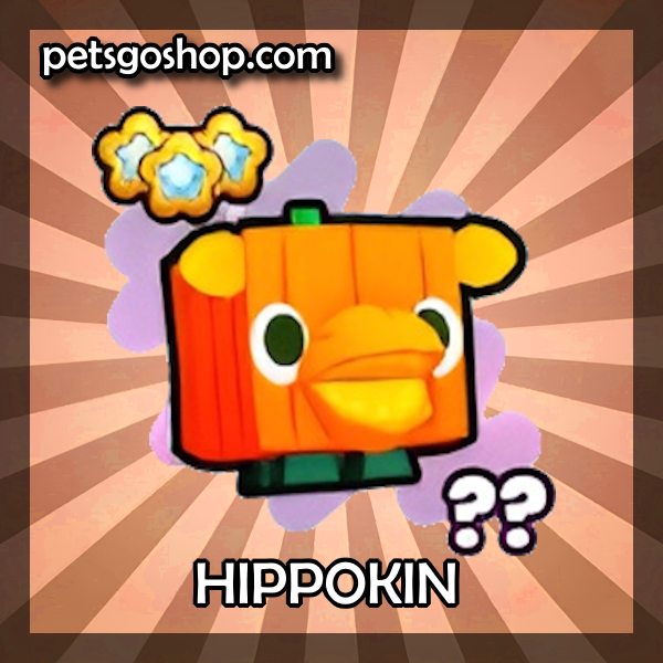 An image of a Hippokin pet in the popular ROBLOX game Pets GO.