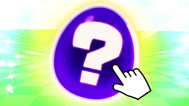 An image of a mysterious egg with a question mark for the popular ROBLOX game Pets GO.