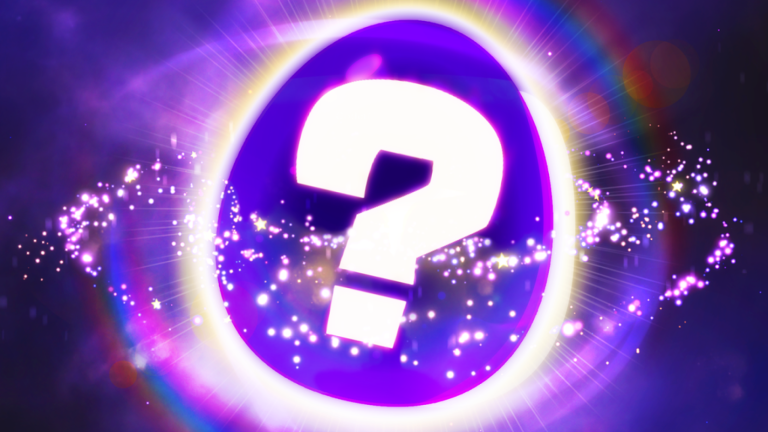 An image of a mysterious egg with a question mark for the popular ROBLOX game Pets GO.